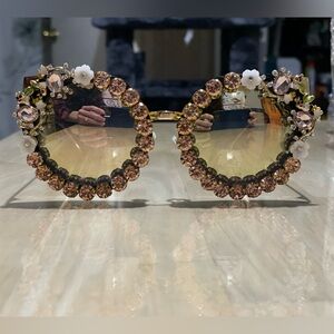 Flower Bling Sunglasses  (P-1)